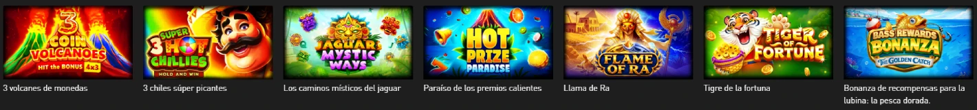 Juegos de tragaperras disponibles en el casino online Casino770 en España